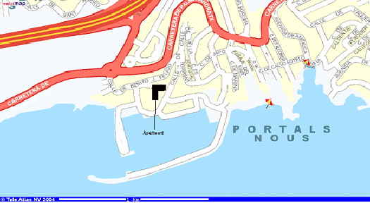Puerto Portals Area Map