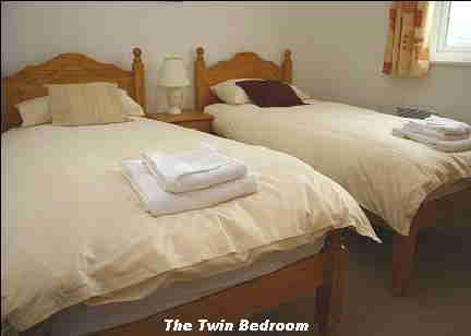 Paignton. The Twin Bedroom